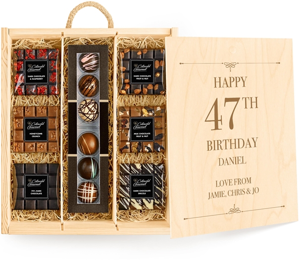 Birthday Large Personalised Variety Chocolate Tasting Experience - Ganache Selection